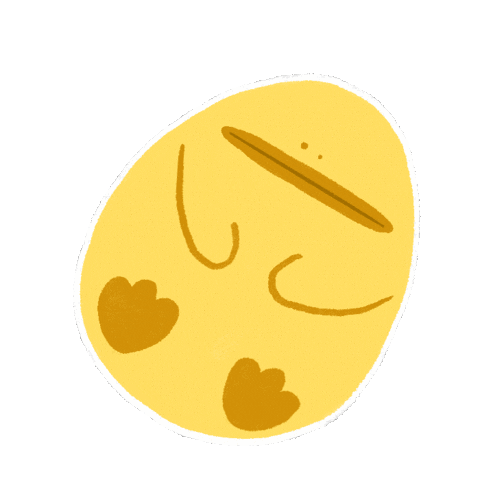 lewiebearr giphyupload duck rolling eggy Sticker