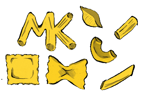 Bon Appetit Pasta Sticker by Michael Kors