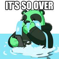 Game Over Reaction Gif Sticker by SuperVerse