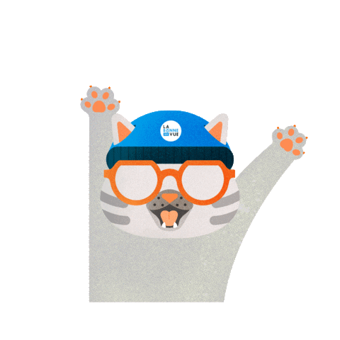Out Of Office Cat Sticker by labonnevue