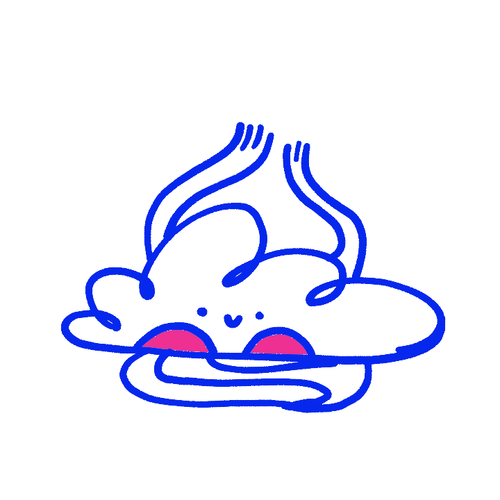 onelinethinker giphyupload colorful yoga cloud Sticker