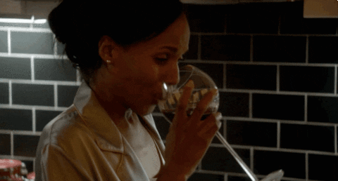 Red Wine Drinking GIF
