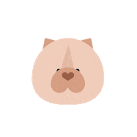 Valevalus otto chow oneofakind chowchow Sticker