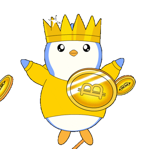Crypto Penguin Sticker by Pudgy Penguins
