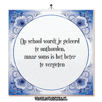 School Humor Sticker by Tegelspreuken.nl