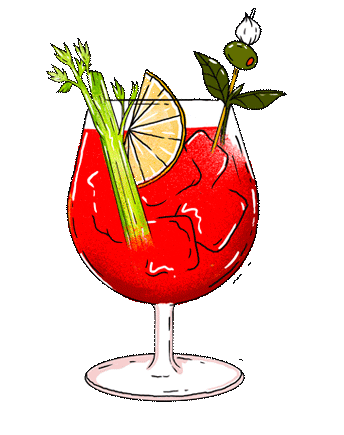 Bloody Mary Breakfast Sticker