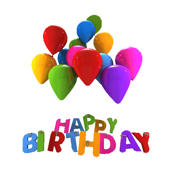 celebrating happy birthday Sticker