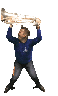 Euphonium Taeke Sticker by Dweilorkest de Feintsjes