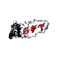 stuntfreaksteam logo burnout stunt wheelie Sticker