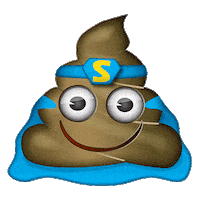 Super Hero Emoji Sticker by emoji® - The Iconic Brand