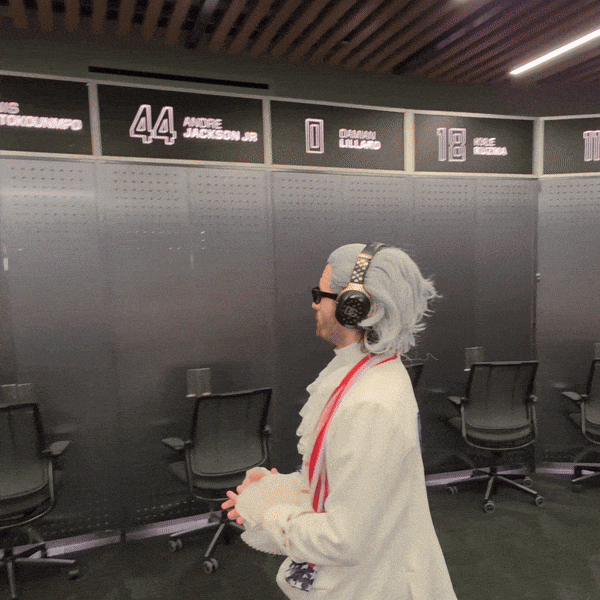 Milwaukee Bucks Locker Room GIF
