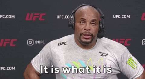 It Is What It Is Sport GIF by UFC