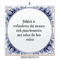 Protest Nl Sticker by Tegelspreuken.nl