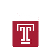 Temple 2026 Sticker by Temple University