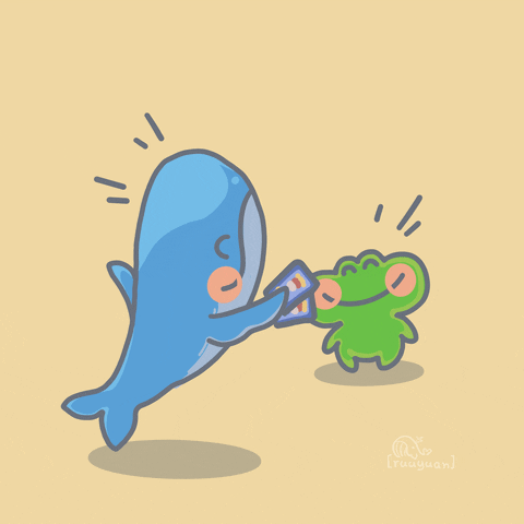 ruuyuan happy pokemon frog cards GIF