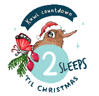 Excited New Zealand Sticker