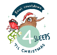 Excited New Zealand Sticker