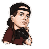 Wink Sparkle Sticker