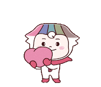 ddmkorea love heart kiss 하트 Sticker