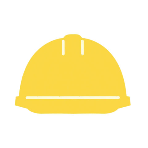 GreaterMatthewsHabitat construction build hard hat Sticker