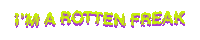eatrotten gummy worms eat rotten let it rot rotten gummies Sticker