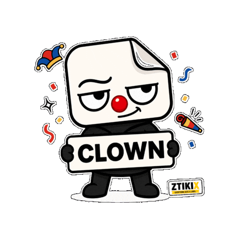 Trump Joke Sticker by ZTIKIX