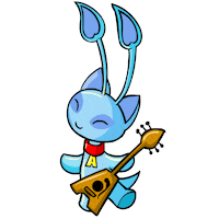Blue Cat Sticker by Neopets