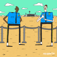 airport security fox GIF by Animation Domination High-Def