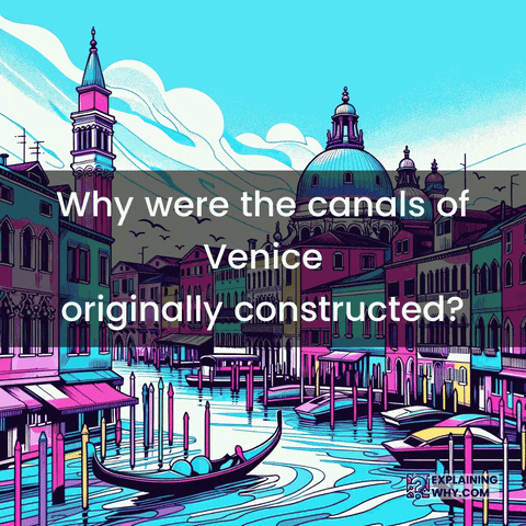 Construction Of The Canals Of Venice GIF by ExplainingWhy.com
