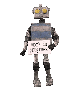 Click Work In Progress Sticker