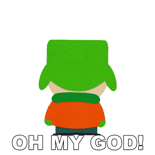Kyle Broflovski Omg Sticker by South Park