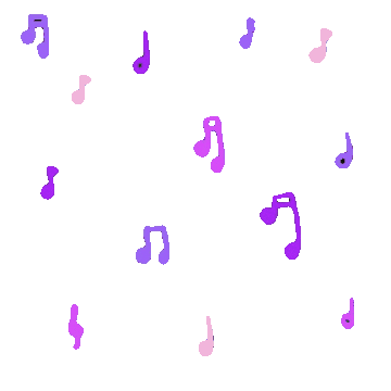 Happy Purple Rain Sticker