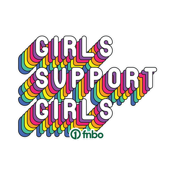 Rainbow Girls Sticker by FNBO