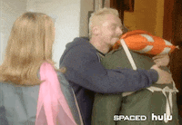 simon pegg hug GIF by HULU