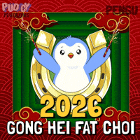 Chinese New Year Penguin GIF by Pudgy Penguins