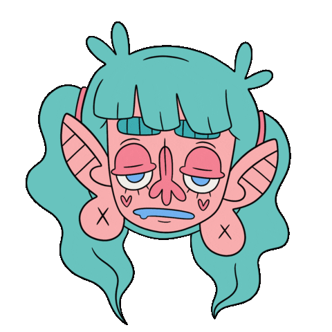 Tired Sleep Sticker