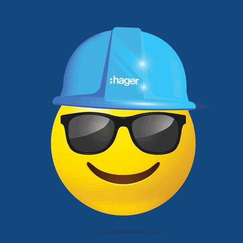 hageraustria happy emoji smiley construction GIF
