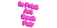 InPrintArtBookFair library artbook art book art book fair Sticker