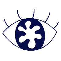 Looking Blue Eye Sticker