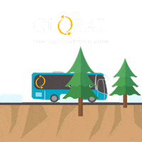 Bus Septiembre Sticker by Guaguas Global