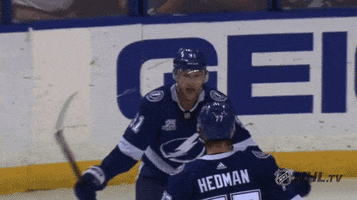Happy Ice Hockey GIF by NHL