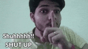 Shut Your Mouth GIF by Raghav Bansal