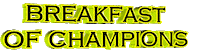 breakfast Sticker