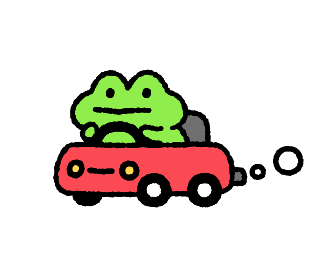 Car Driving Sticker
