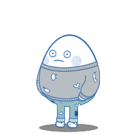 Hong Kong Egg Sticker by M21.hk