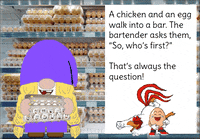 Eggs Gnome GIF
