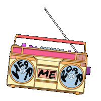 darlingknows music women vintage girls Sticker