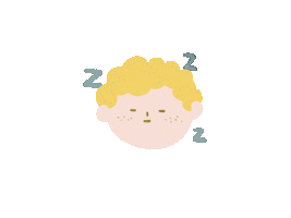 lazysuesue face sleep sleepy nap Sticker