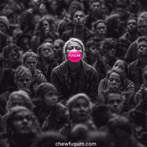 Speak Up Black And White GIF by Fugum