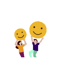 Happy Feliz Sticker by Fundación Mejor Ciudadano